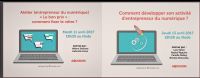 2 ateliers pour entrepreneurs du numérique à Bordeaux. Du 11 au 13 avril 2017 à Bordeaux. Gironde. 